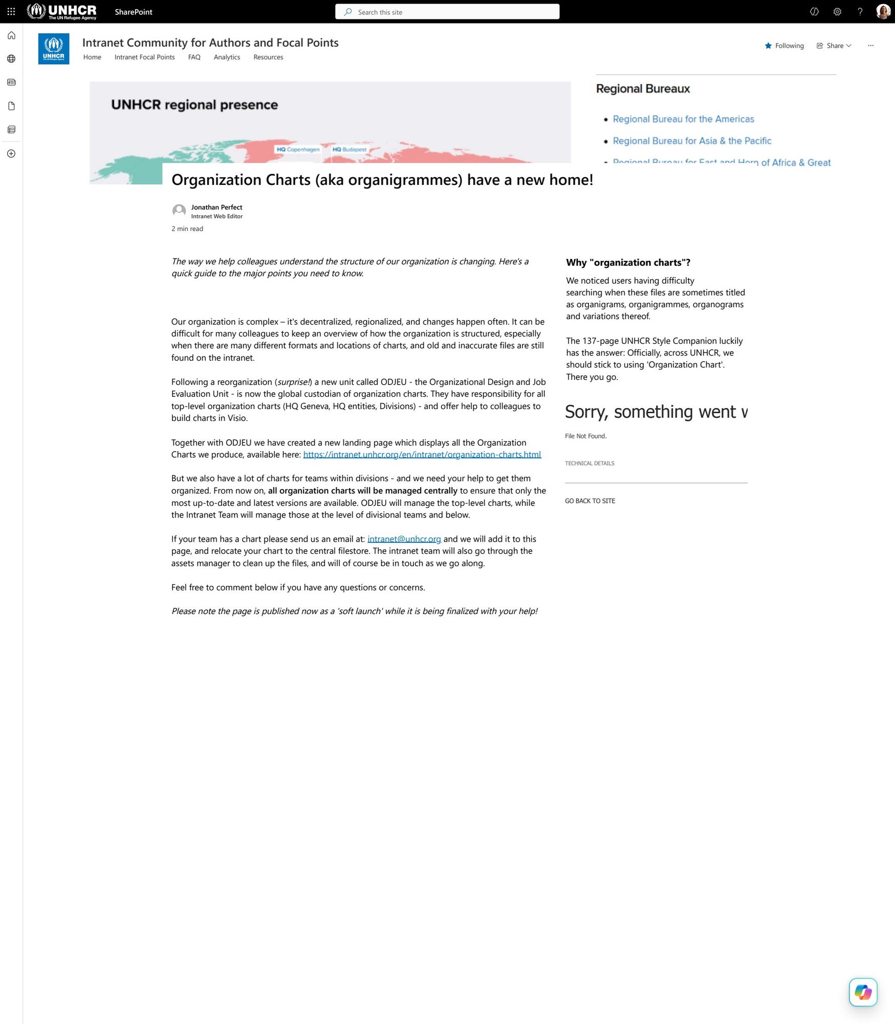Organisation charts have a new home — document preview